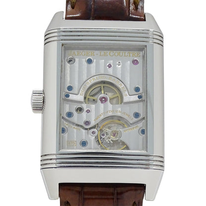 JAEGER-LECOULTRE ジャガー・ルクルト レベルソ･グランドデイト 240.8.15 メンズ 腕時計 手巻き SS レザー 磨き済み【中古】