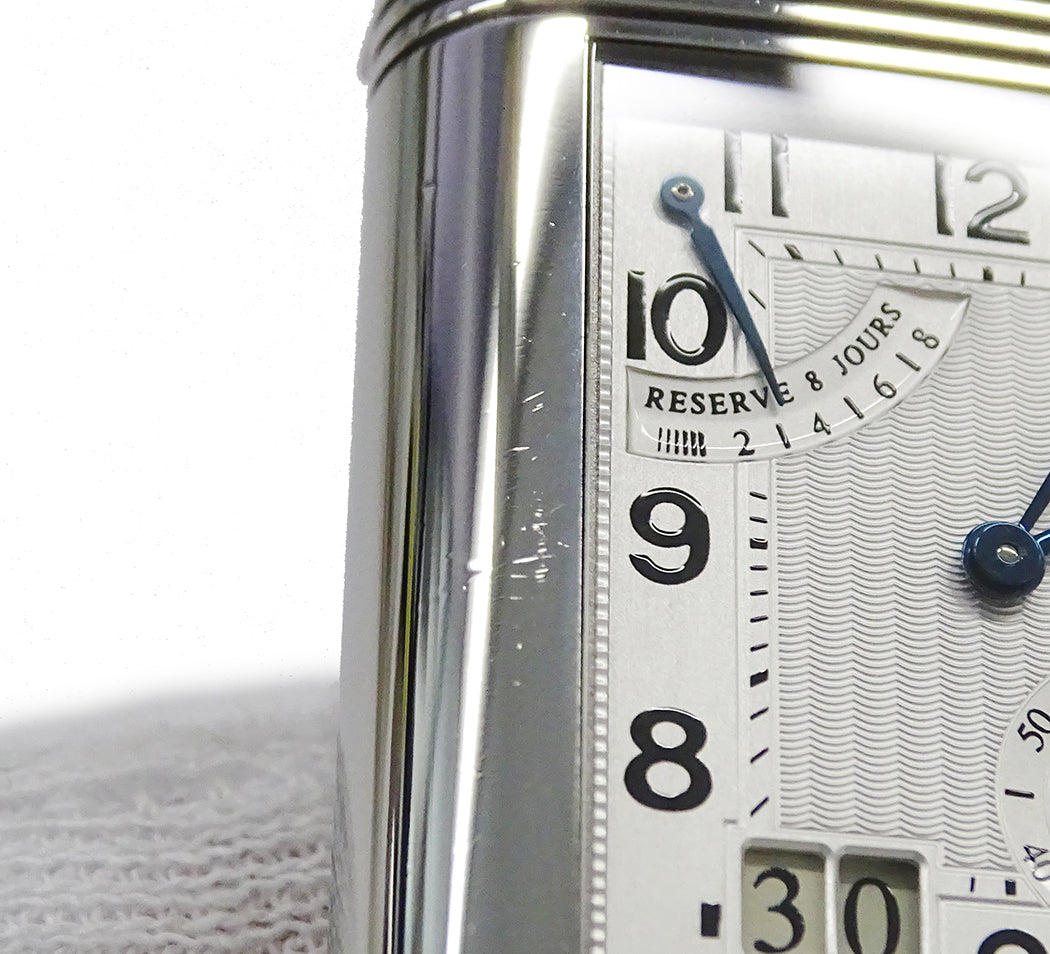JAEGER-LECOULTRE ジャガー・ルクルト レベルソ･グランドデイト 240.8.15 メンズ 腕時計 手巻き SS レザー 磨き済み【中古】