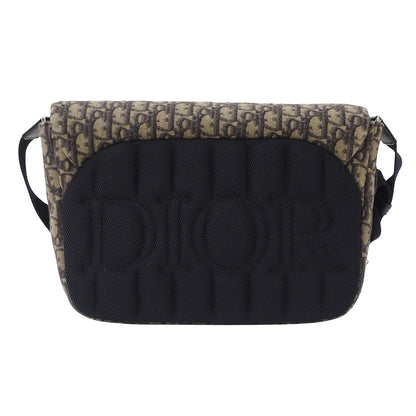 Dior ディオール ヒットザロード ショルダーバッグ オブリーク ブラウン ジャガード メンズ 【中古】