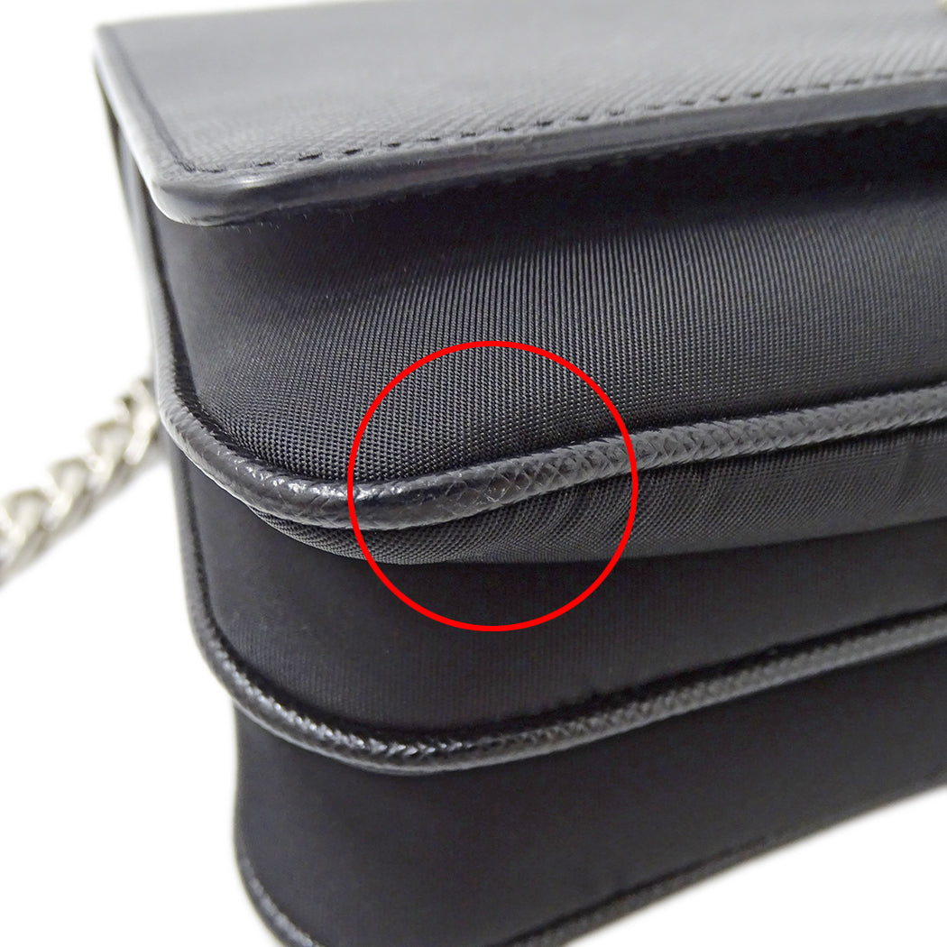 PRADA プラダ ショルダーバッグ ブラック 1BD009 レディース 【中古】