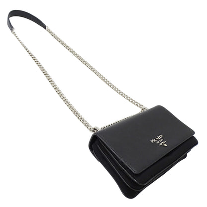 PRADA プラダ ショルダーバッグ ブラック 1BD009 レディース 【中古】