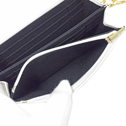 CHANEL シャネル ショルダーバッグ マトラッセ ホワイト ゴールド金具 ラムスキン レディース 【中古】