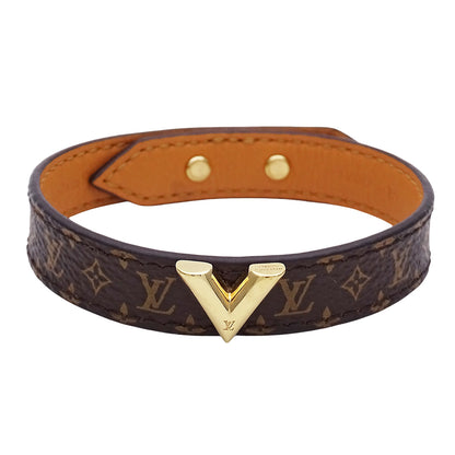 LOUIS VUITTON ルイ・ヴィトン ブレスレット・エセンシャル V ブレスレット モノグラム 19 レディース M6042E 【中古】
