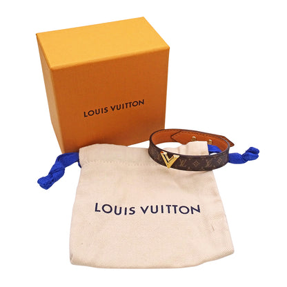 LOUIS VUITTON ルイ・ヴィトン ブレスレット・エセンシャル V ブレスレット モノグラム 19 レディース M6042E 【中古】