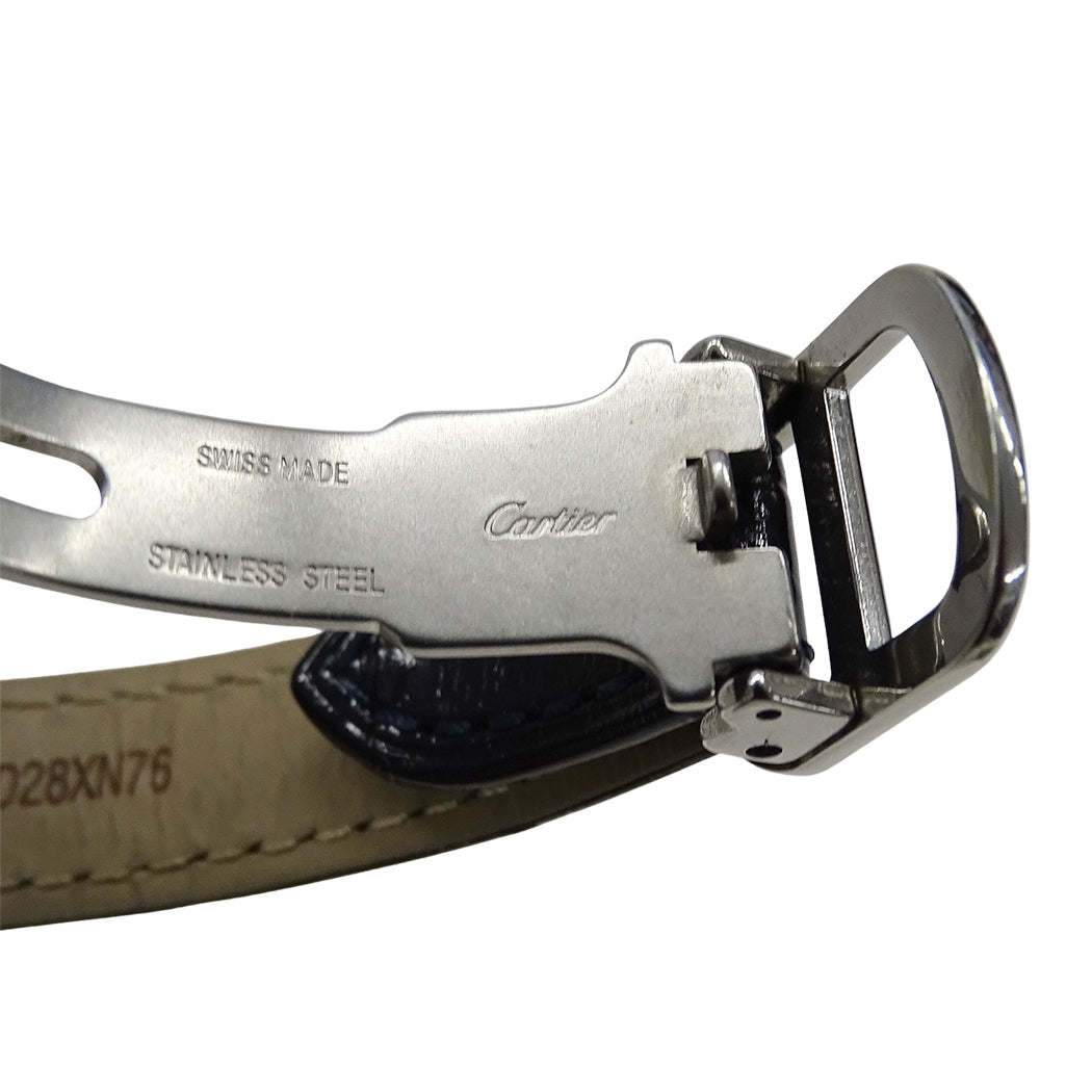 Cartier カルティエ タンクアメリカン SM WSTA0016 レディース 腕時計 クオーツ QZ ステンレス レザー 磨き済み【中古】