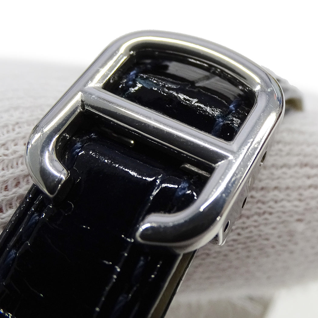 Cartier カルティエ タンクアメリカン SM WSTA0016 レディース 腕時計 クオーツ QZ ステンレス レザー 磨き済み【中古】