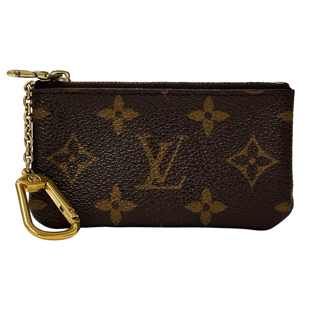 LOUIS VUITTON ルイ・ヴィトン ポシェット･クレ コインケース モノグラム ブラウン M62650 モノグラムキャンバス レディース メンズ 【中古】