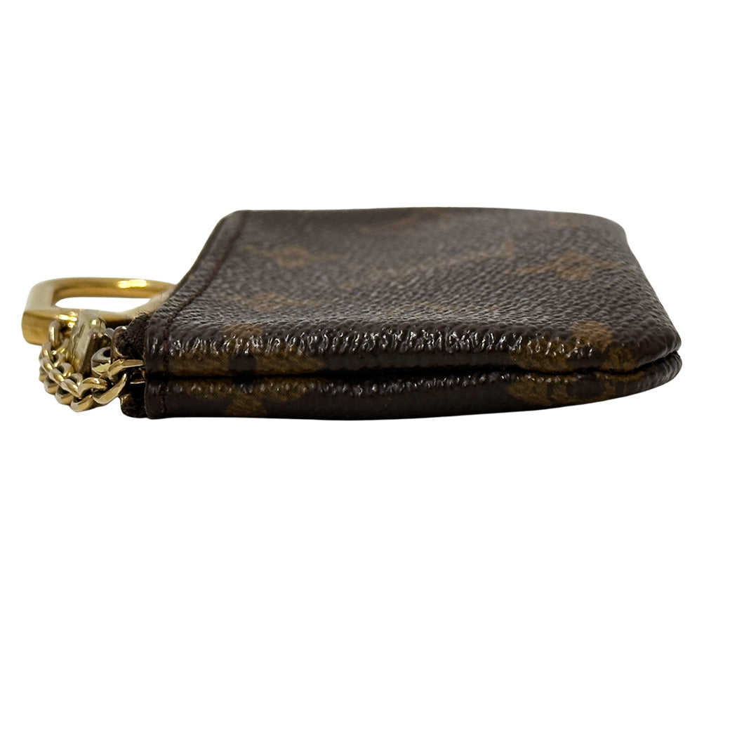 LOUIS VUITTON ルイ・ヴィトン ポシェット･クレ コインケース モノグラム ブラウン M62650 モノグラムキャンバス レディース メンズ 【中古】