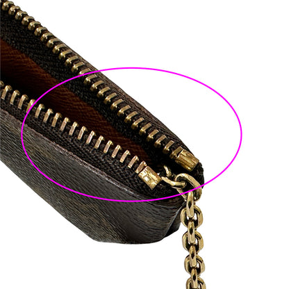 LOUIS VUITTON ルイ・ヴィトン ポシェット･クレ コインケース モノグラム ブラウン M62650 モノグラムキャンバス レディース メンズ 【中古】