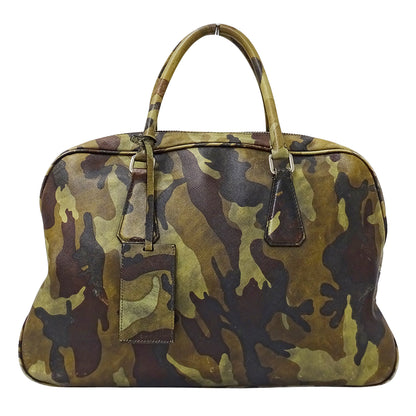 PRADA プラダ ハンドバッグ カーキ VA0662 レディース 【中古】