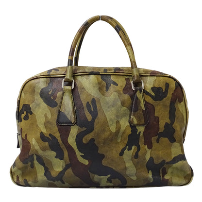 PRADA プラダ ハンドバッグ カーキ VA0662 レディース 【中古】