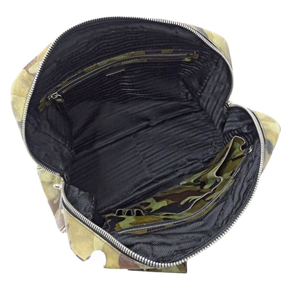 PRADA プラダ ハンドバッグ カーキ VA0662 レディース 【中古】