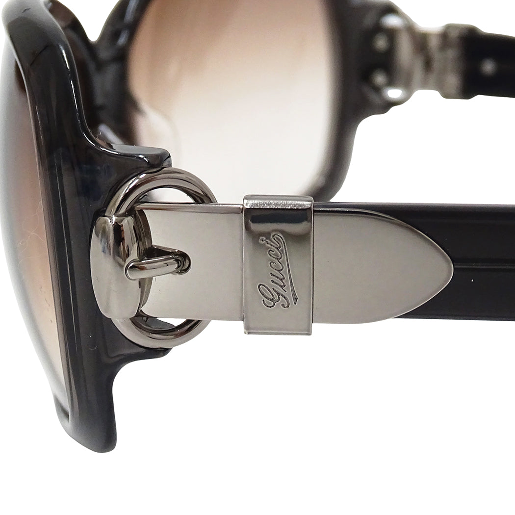 GUCCI グッチ サングラス ブラック ブラウン GG2992 F S レディース 【中古】