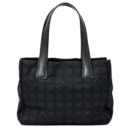 CHANEL シャネル トートバッグ ニュートラベル トートPM ブラック ゴールド金具 ナイロン レディース 【中古】