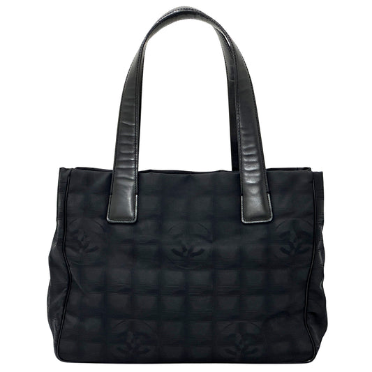 CHANEL シャネル トートバッグ ニュートラベル トートPM ブラック ゴールド金具 ナイロン レディース 【中古】
