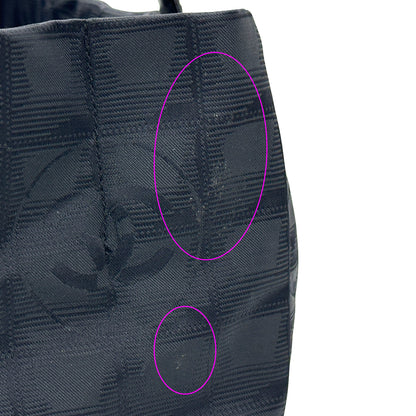 CHANEL シャネル トートバッグ ニュートラベル トートPM ブラック ゴールド金具 ナイロン レディース 【中古】