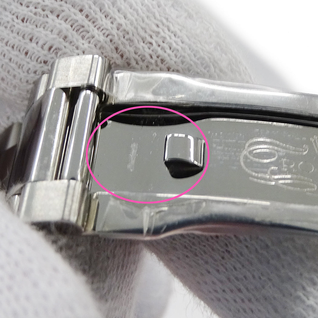 ROLEX ロレックス デイトジャスト 116244 ランダム番 メンズ 腕時計 フラワー ダイヤモンド 自動巻き SS 磨き済み【中古】