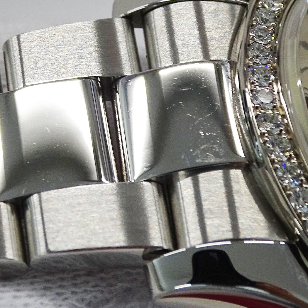 ROLEX ロレックス デイトジャスト 116244 ランダム番 メンズ 腕時計 フラワー ダイヤモンド 自動巻き SS 磨き済み【中古】