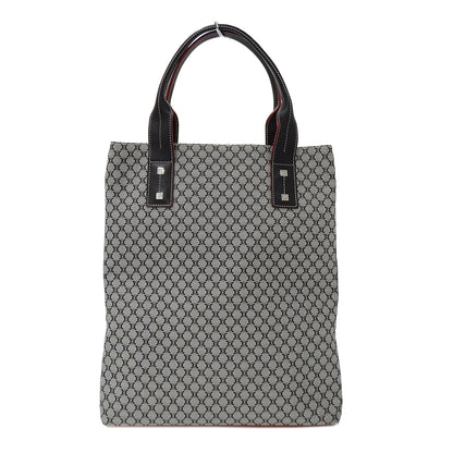 CELINE セリーヌ トートバッグ マカダム ブラック キャンバス レディース 【中古】