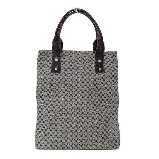 CELINE セリーヌ トートバッグ マカダム ブラック キャンバス レディース 【中古】