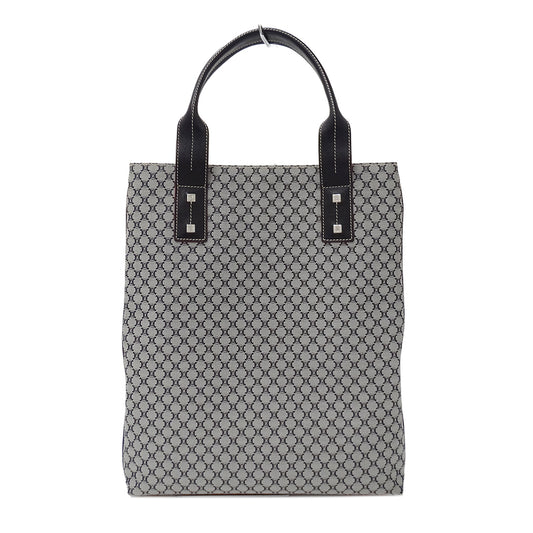 CELINE セリーヌ トートバッグ マカダム ブラック キャンバス レディース 【中古】
