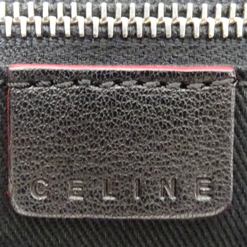 CELINE セリーヌ トートバッグ マカダム ブラック キャンバス レディース 【中古】
