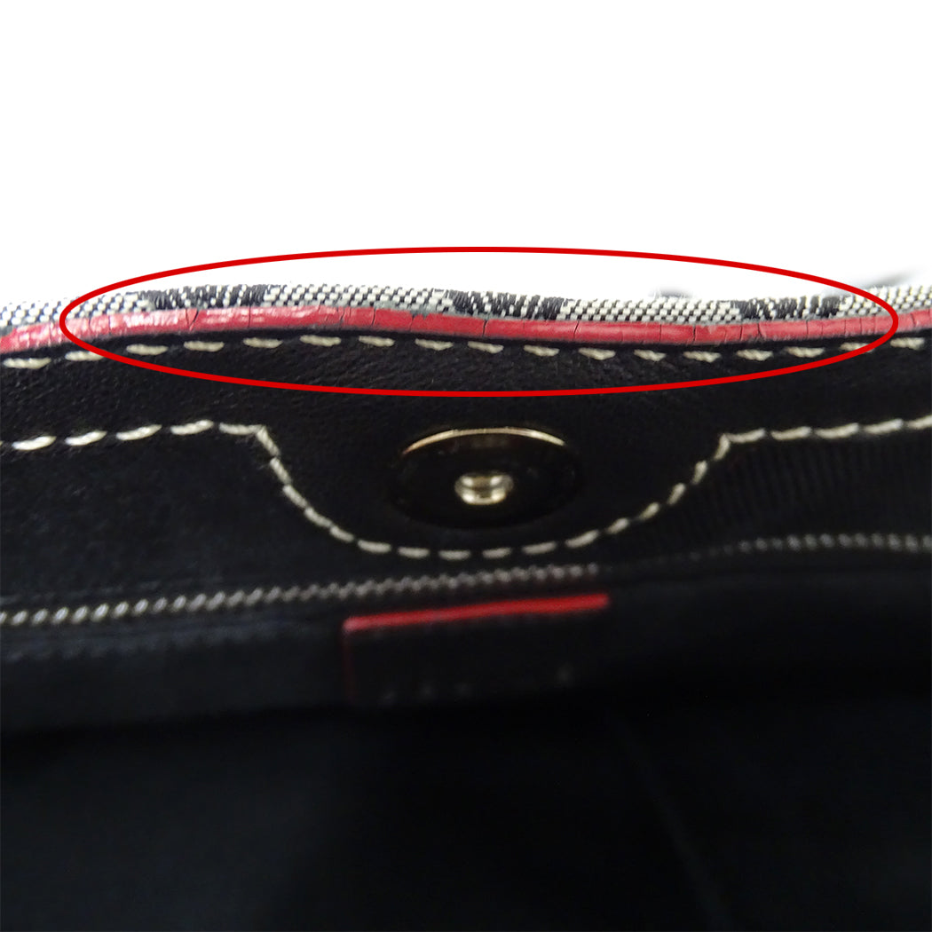 CELINE セリーヌ トートバッグ マカダム ブラック キャンバス レディース 【中古】