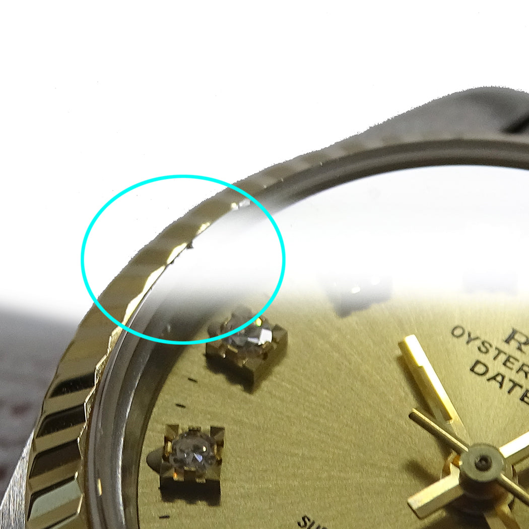 ROLEX ロレックス デイトジャスト 69173G E番 レディース 腕時計 自動巻き AT SS YG ダイヤモンド 磨き済み【中古】
