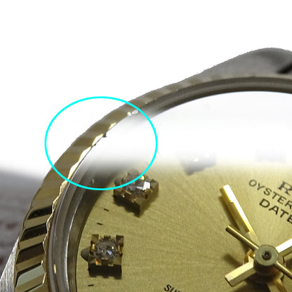 ROLEX ロレックス デイトジャスト 69173G E番 レディース 腕時計 自動巻き AT SS YG ダイヤモンド 磨き済み【中古】