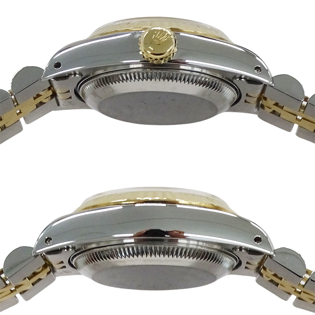 ROLEX ロレックス デイトジャスト 69173G E番 レディース 腕時計 自動巻き AT SS YG ダイヤモンド 磨き済み【中古】