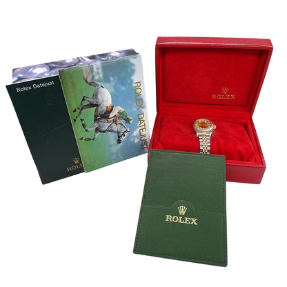 ROLEX ロレックス デイトジャスト 69173G E番 レディース 腕時計 自動巻き AT SS YG ダイヤモンド 磨き済み【中古】