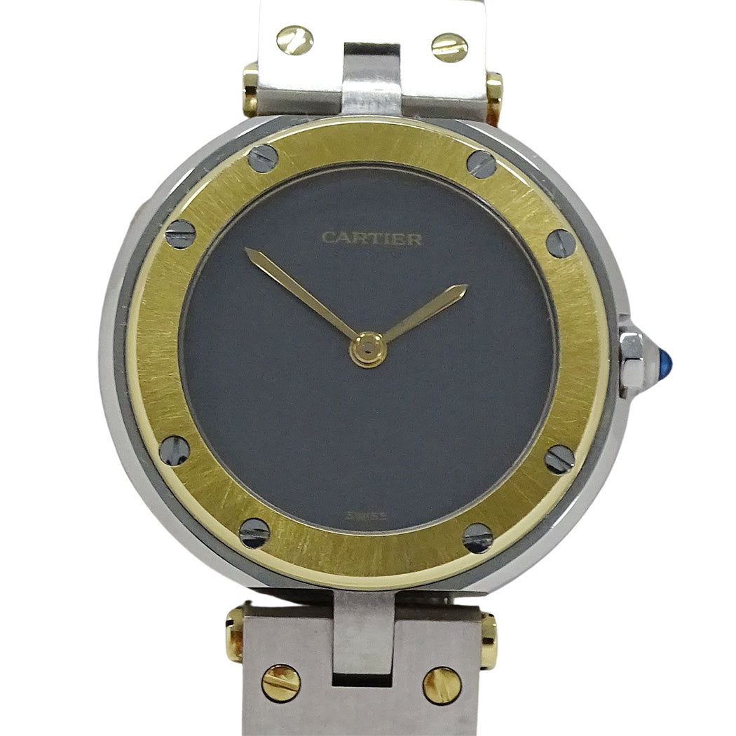 Cartier カルティエ サントスヴァンドーム SM 84041488 レディース 腕時計 クオーツ SS YG 磨き済み【中古】