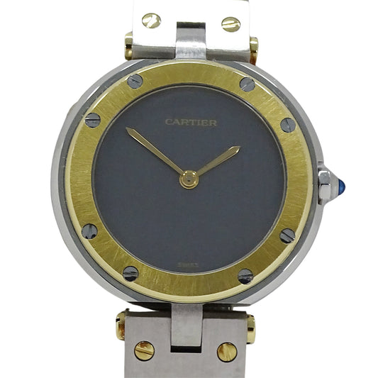 Cartier カルティエ サントスヴァンドーム SM 84041488 レディース 腕時計 クオーツ SS YG 磨き済み【中古】