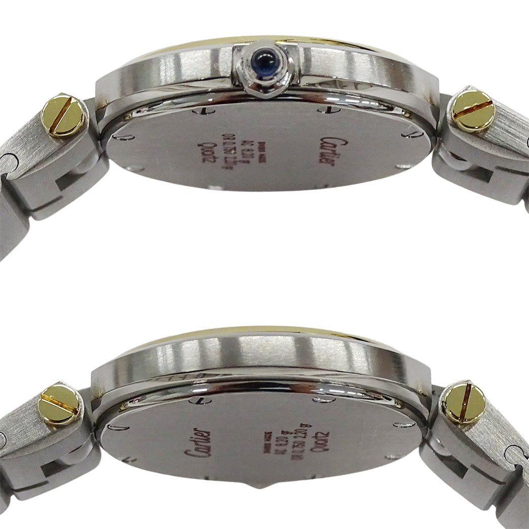 Cartier カルティエ サントスヴァンドーム SM 84041488 レディース 腕時計 クオーツ SS YG 磨き済み【中古】