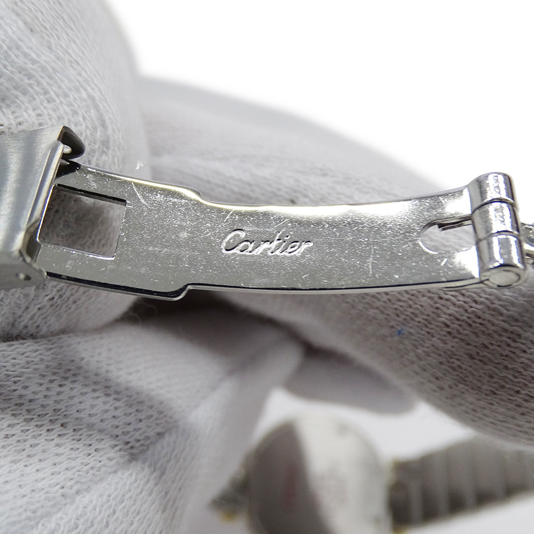 Cartier カルティエ サントスヴァンドーム SM 84041488 レディース 腕時計 クオーツ SS YG 磨き済み【中古】