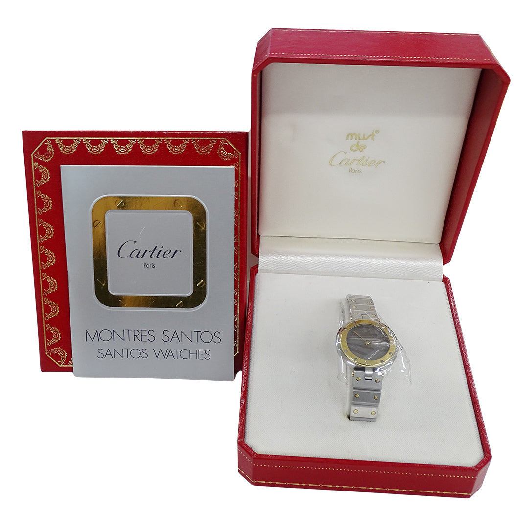 Cartier カルティエ サントスヴァンドーム SM 84041488 レディース 腕時計 クオーツ SS YG 磨き済み【中古】