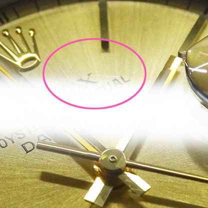 ROLEX ロレックス デイトジャスト 16233 T番 メンズ 腕時計 自動巻き AT SS YG 磨き済み【中古】