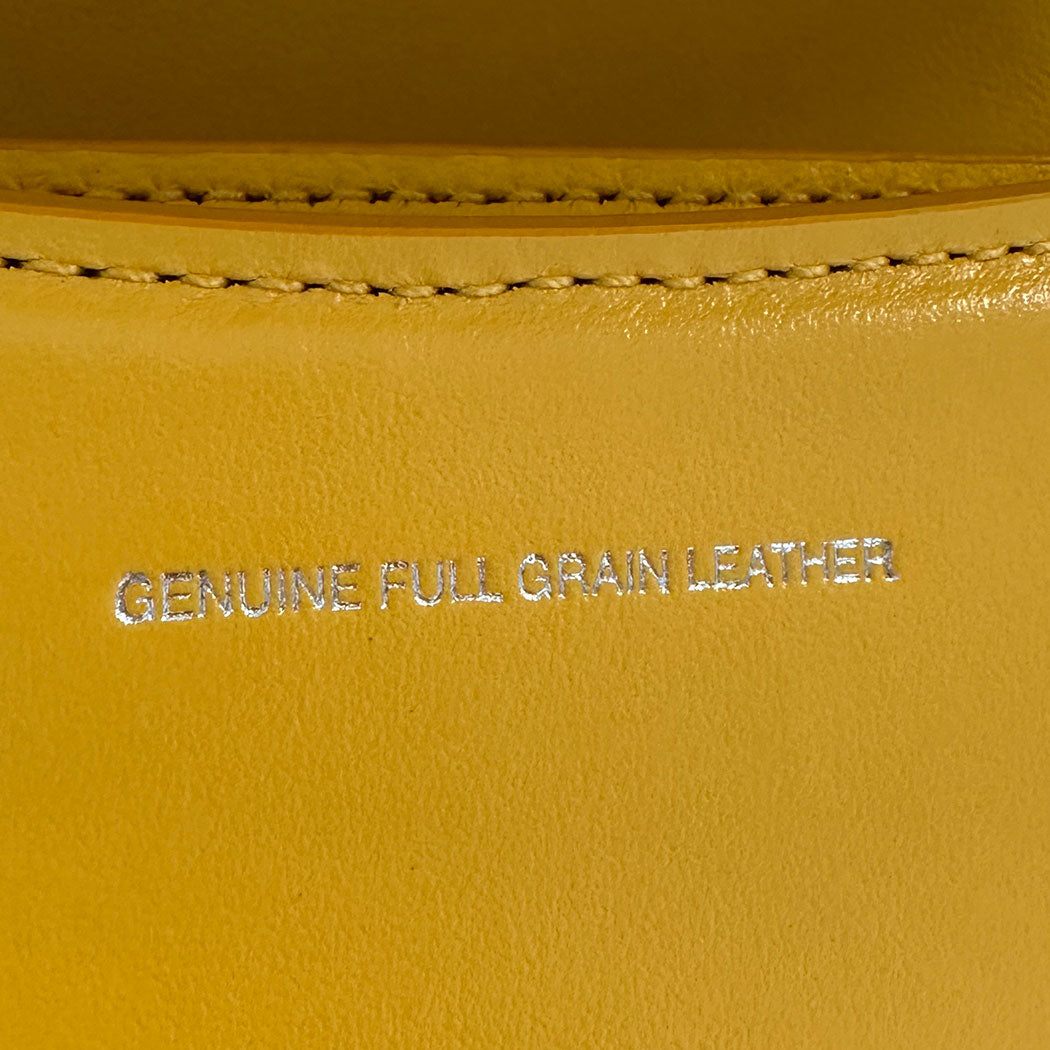 COACH コーチ ショルダーバッグ イエロー レザー レディース 【中古】