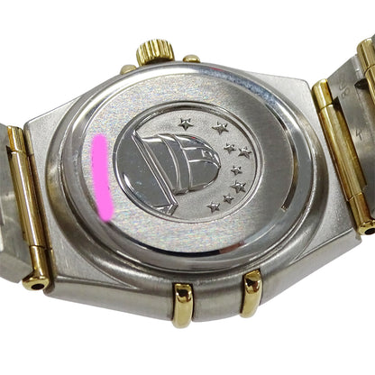 OMEGA オメガ コンステレーション ミニ 1267.15 レディース 腕時計 クオーツ QZ SS YG ダイヤモンド 磨き済み【中古】