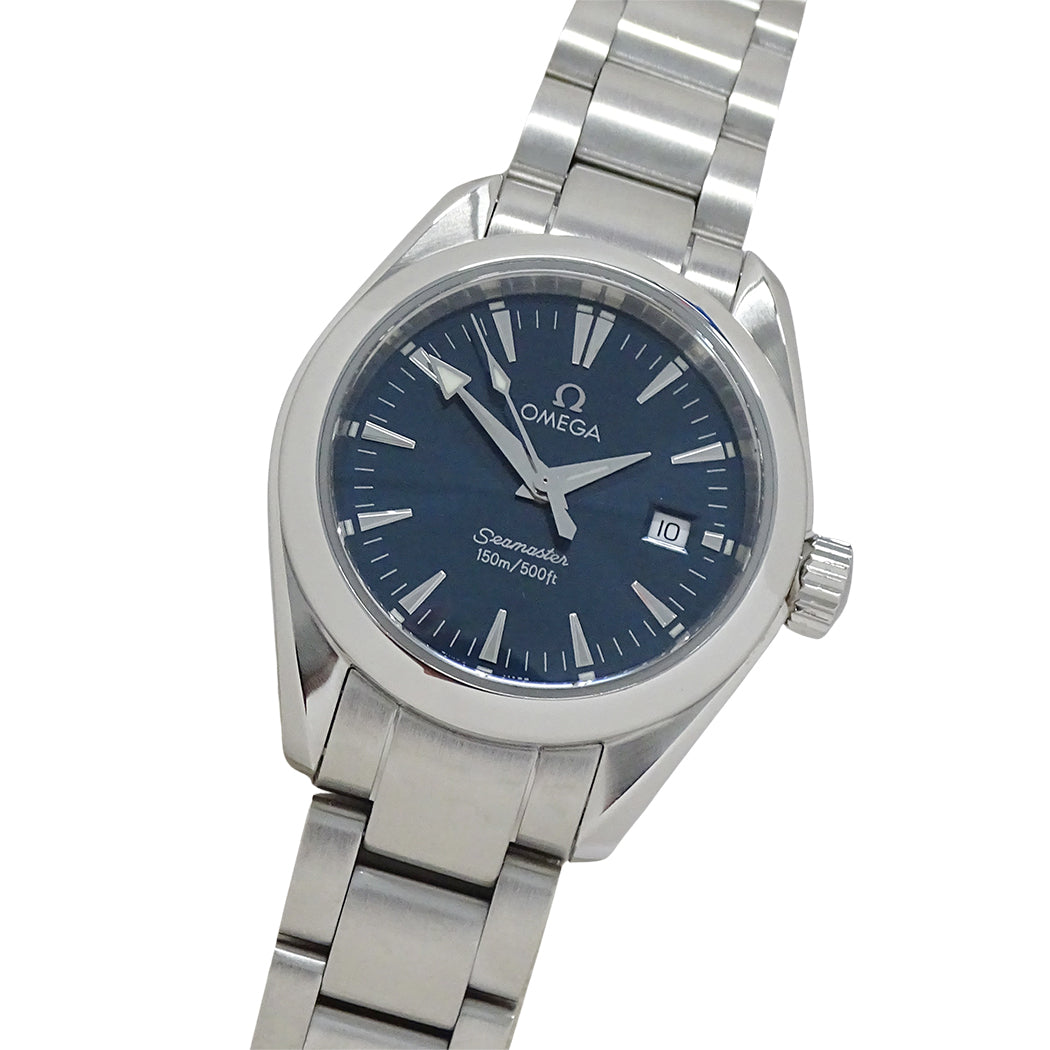 OMEGA オメガ シーマスター アクアテラ 2577.80 レディース 腕時計 クオーツ SS 磨き済み【中古】