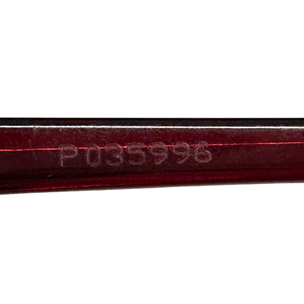 BVLGARI ブルガリ フォックス サングラス ボルドー クリア 50□19 140 レディース 【中古】