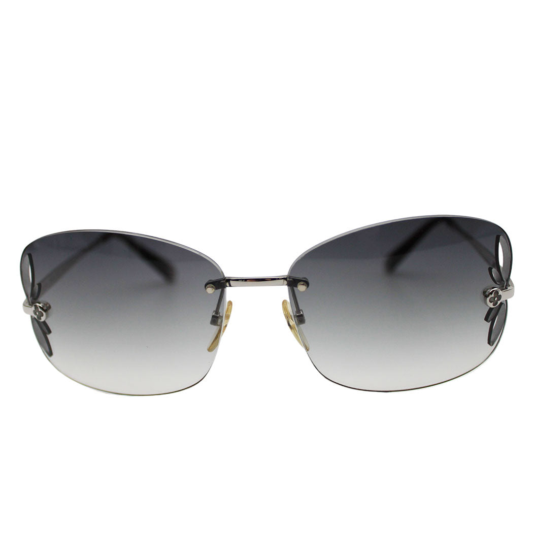 LOUIS VUITTON ルイ・ヴィトン リリー ティアドロップ サングラス グレー Z0308U メタル メンズ 【中古】