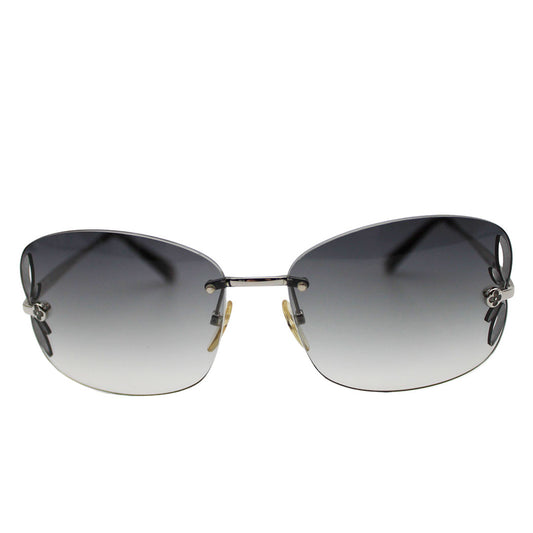 LOUIS VUITTON ルイ・ヴィトン リリー ティアドロップ サングラス グレー Z0308U メタル メンズ 【中古】