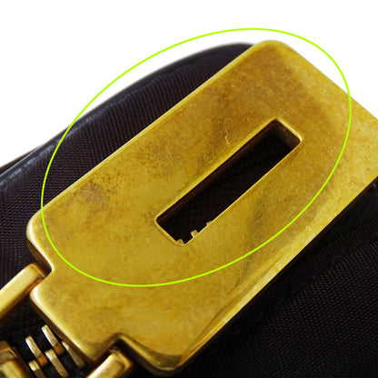 PRADA プラダ ハンドバッグ ダークブラウン ナイロン レディース 【中古】