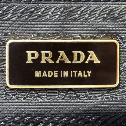 PRADA プラダ ハンドバッグ ダークブラウン ナイロン レディース 【中古】