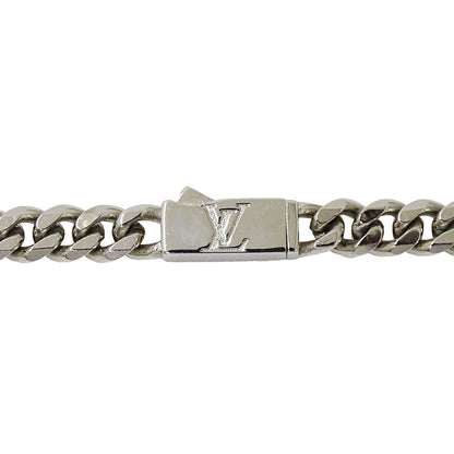LOUIS VUITTON ルイ・ヴィトン ネックレス･モノグラム ロウ ネックレス メタル シルバー メンズ M01490 【中古】