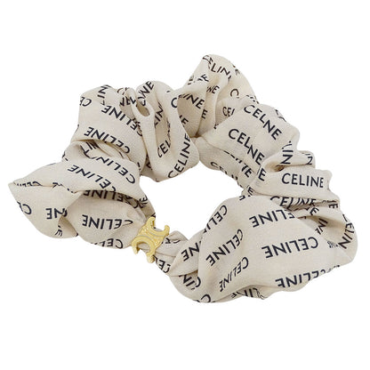 CELINE セリーヌ その他アクセサリー トリオンフ シルク ベージュ レディース 【中古】