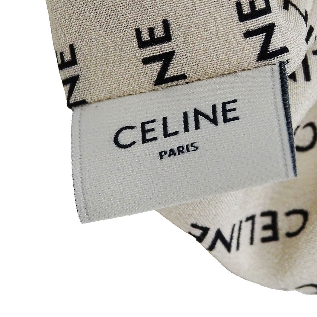 CELINE セリーヌ その他アクセサリー トリオンフ シルク ベージュ レディース 【中古】