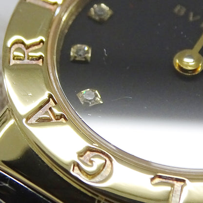 BVLGARI ブルガリ ブルガリブルガリ トゥボガス BB232T レディース 腕時計 クオーツ QZ 750YG 18K SS 磨き済み【中古】