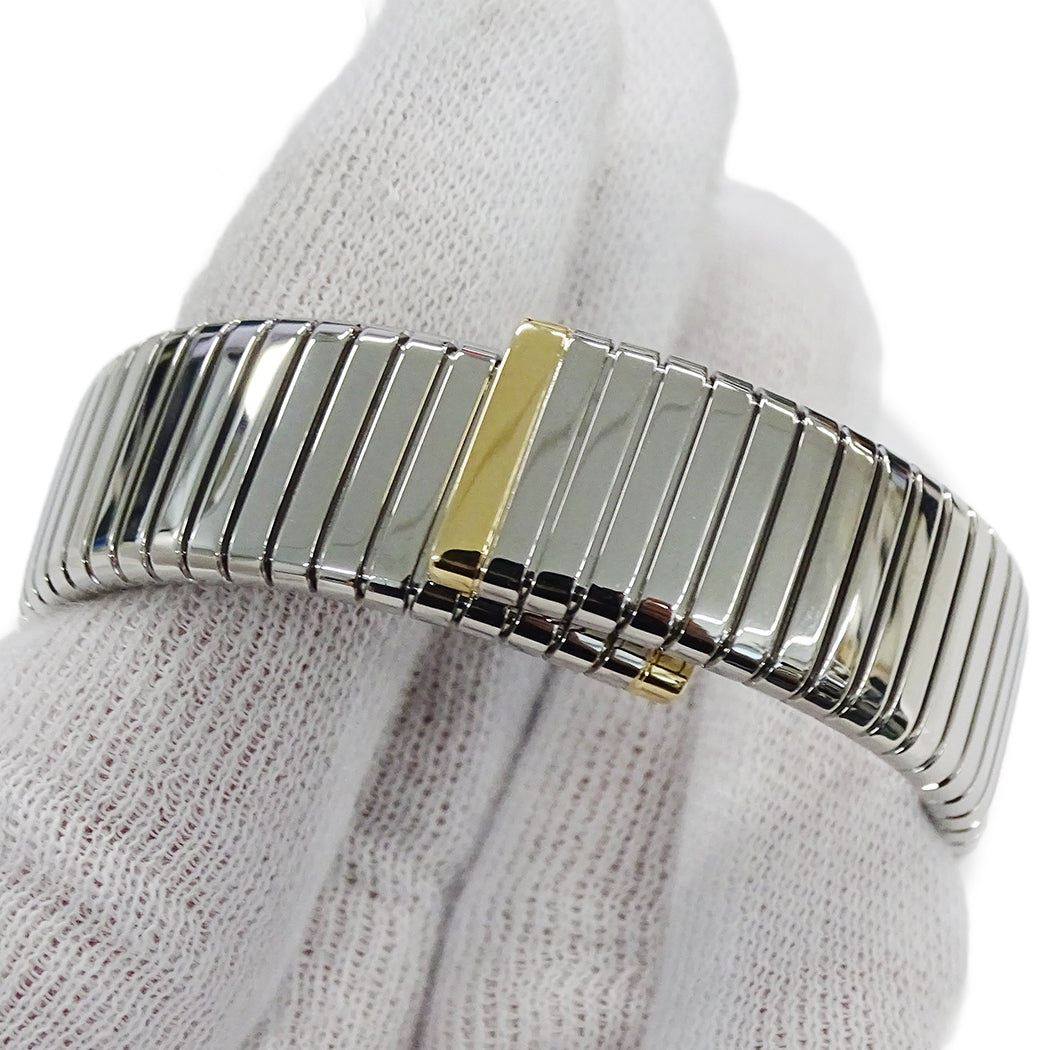 BVLGARI ブルガリ ブルガリブルガリ トゥボガス BB232T レディース 腕時計 クオーツ QZ 750YG 18K SS 磨き済み【中古】